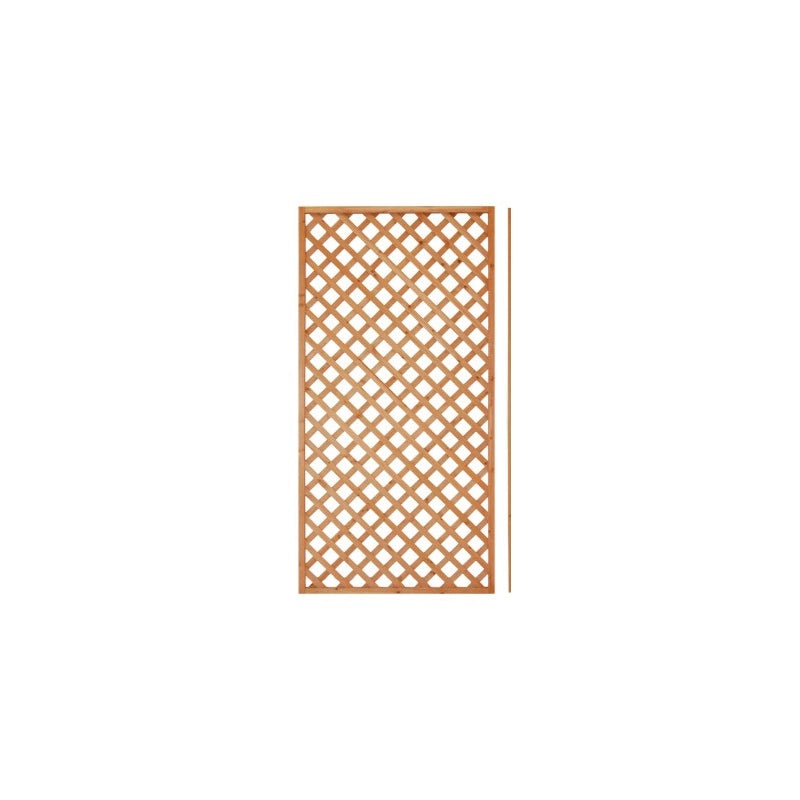 Set da 4 Pannelli Legno bucherellato 50x200