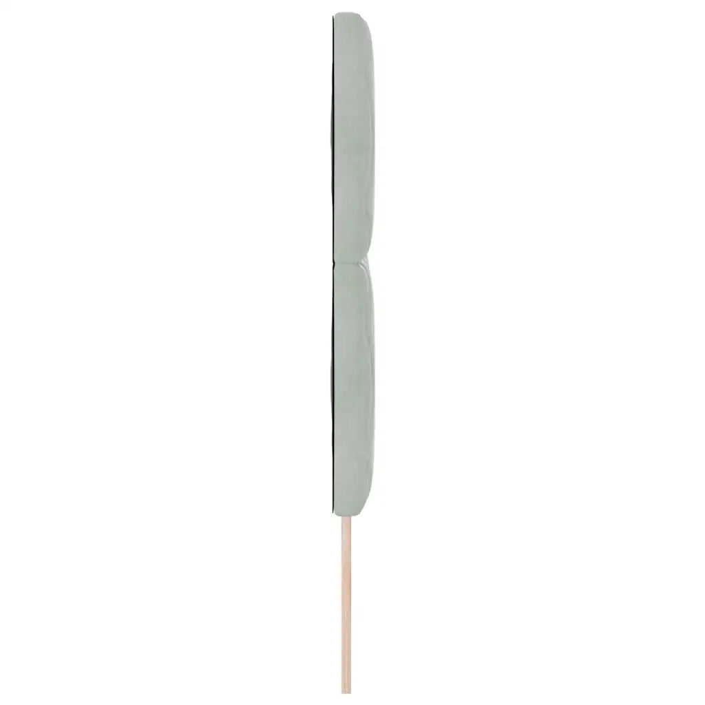 Testiera LED con testiera Grigio chiaro 160 cm Pelle Sintetica 3338534