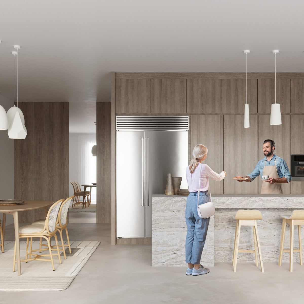 Lampada a sospensione in ceramica BUKANO