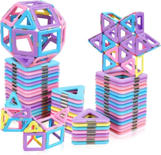 Basi Magnetici per Costruzioni - Basi Magnetici per Costruzioni - Basi di Magnetismo per Costruzioni - Giocattoli Magnetici - Giocattoli Educativi - Giocattoli di Costruzione - Giocattoli Montessori