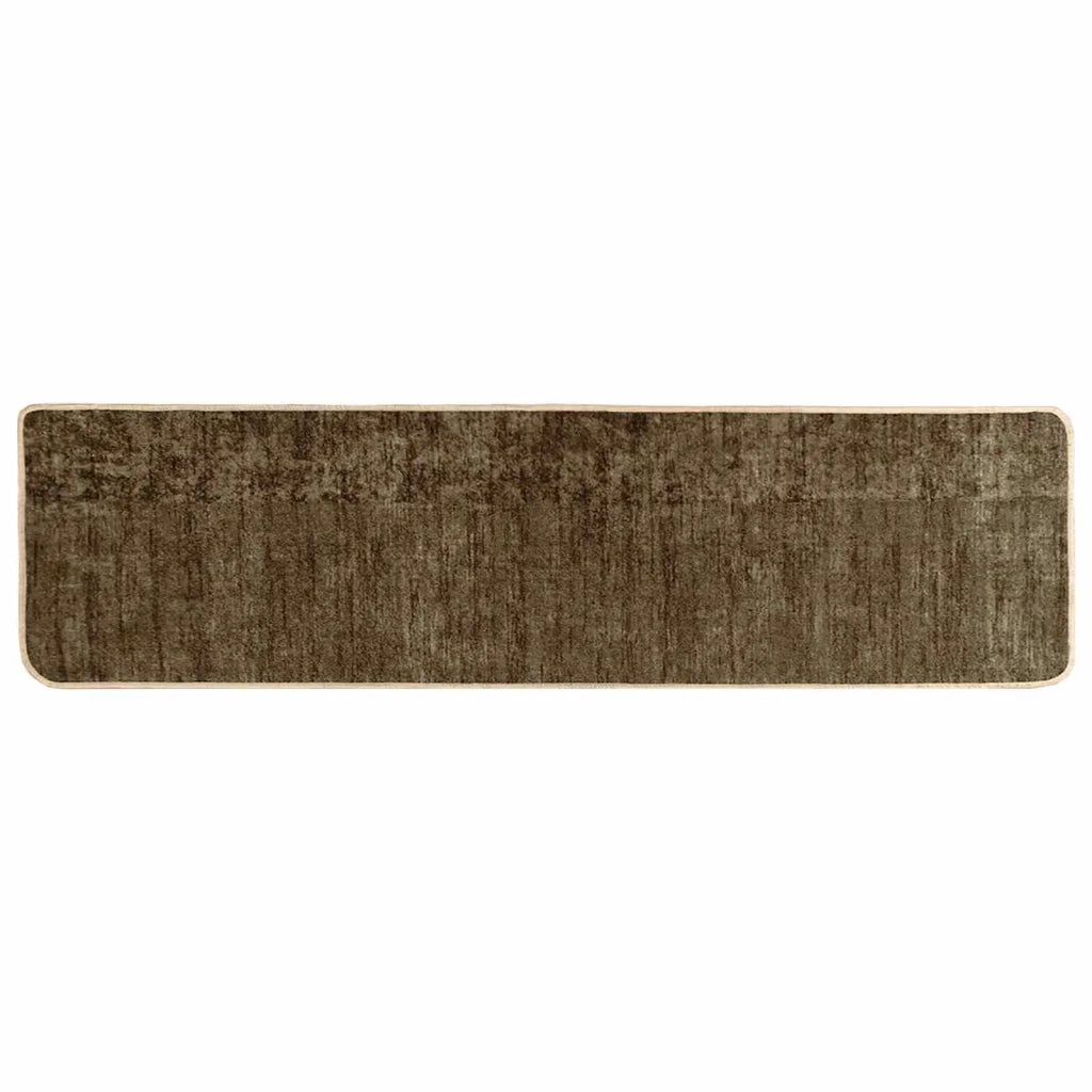 Runner Tappeto MARSA Verde Foresta 80 x 350 cm Poliestere e PVC