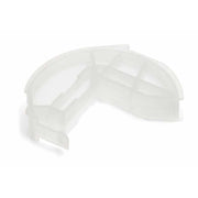 GUIDA FRENO PORTA LAVASTOVIGLIE BIANCO WHIRLPOOL IGNIS 481240448746 COMPATIBILE - Whirlpool Ariston Hotpoint