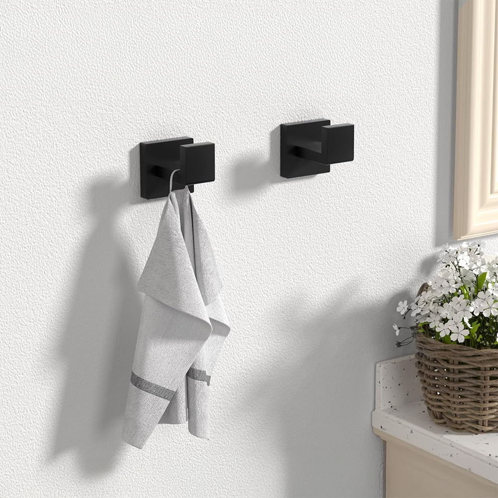 Set Accessori Da Bagno Rio Black 4 Pezzi