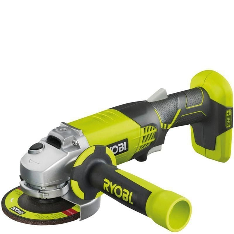 Ryobi R18AG-0 ONE+ Smerigliatrice angolare a batteria 18V 115 mm 7500 rpm senza batteria e caricabatterie
