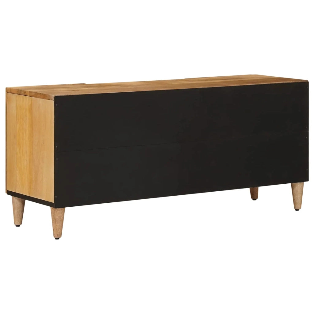 Mobile TV-Credenza per TV Naturale 105 x 33,5 x 46 cm Legno di mango massello