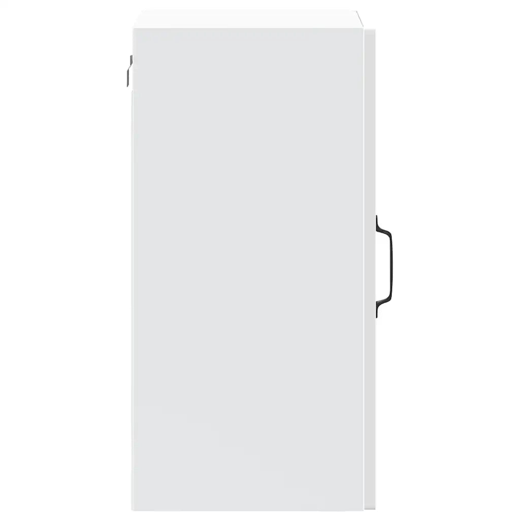 vidaXL Pensile da Cucina con Porta in Vetro Lucca Bianco