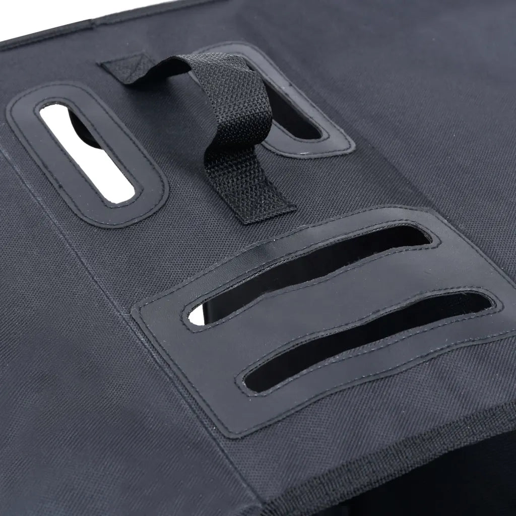 Borsa Doppia Bicicletta Impermeabile per Portapacchi 35 L Nero CFW6090750