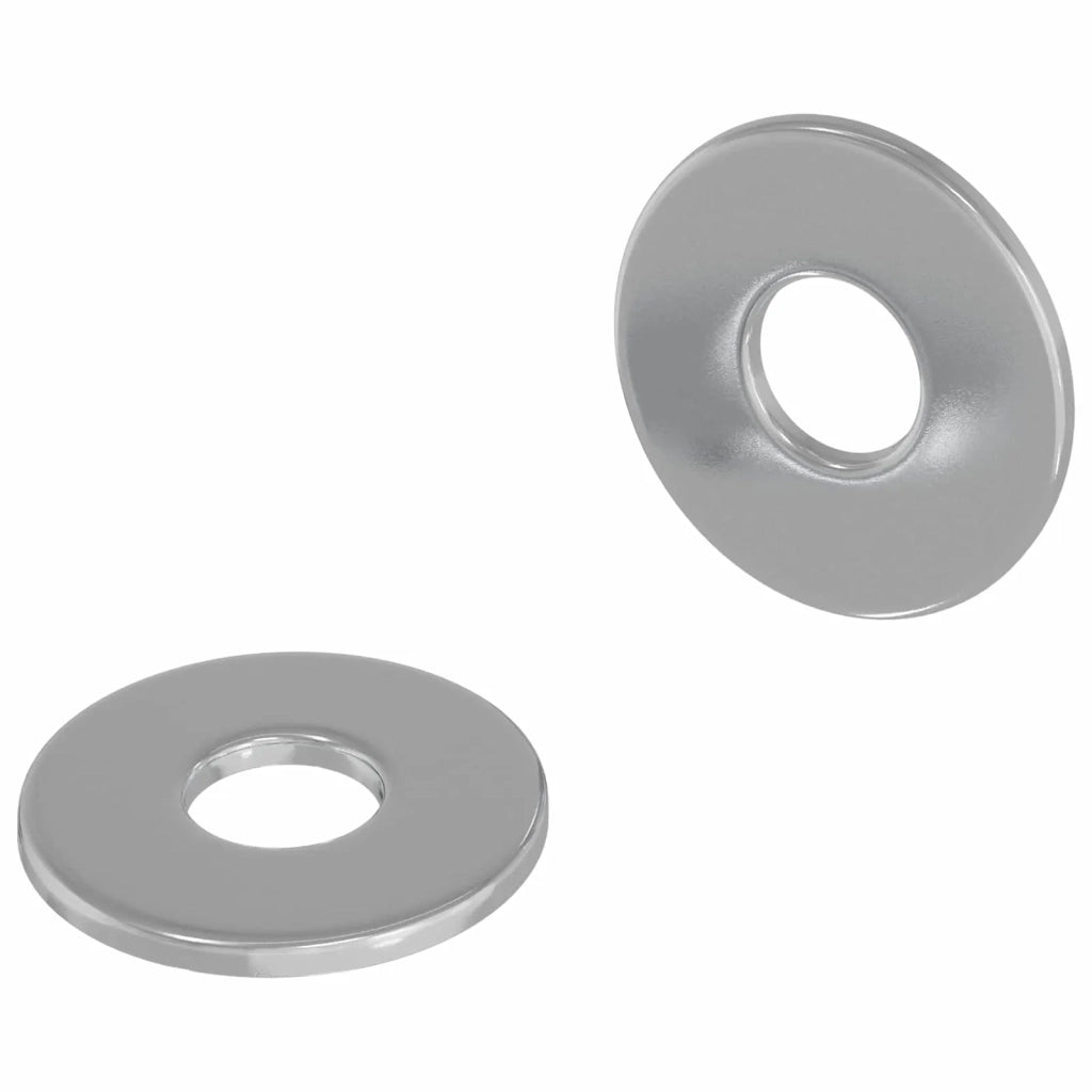 Rondelle 2 pz Argento 12 x 12 x 1,2 cm Ferro CFW2361342