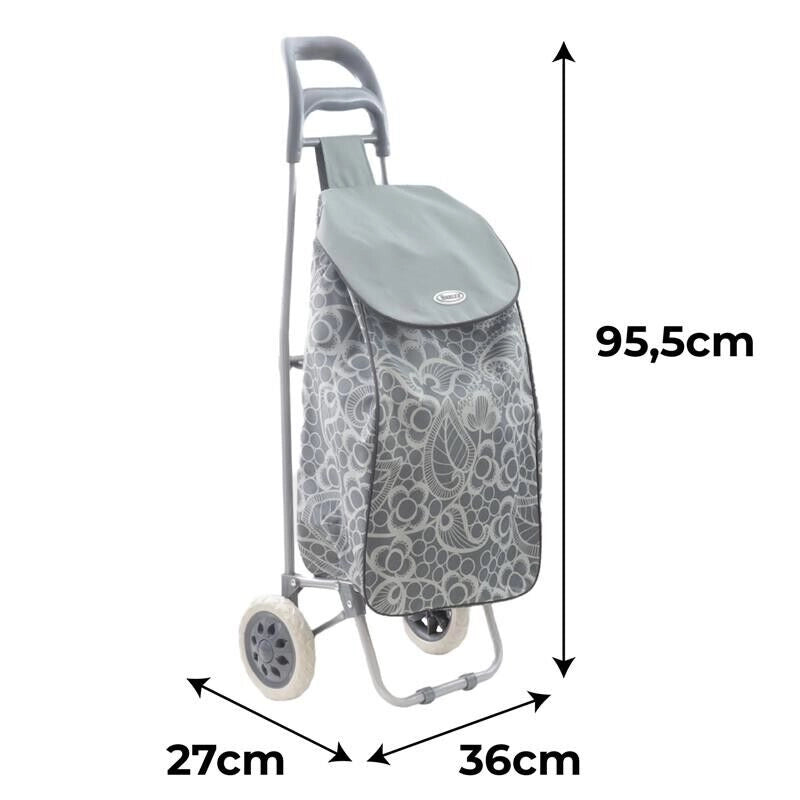 MAURY'S CARRELLO PORTA SPESA LACE  DA 35 LT CAPIENZA FINO A 20 KG