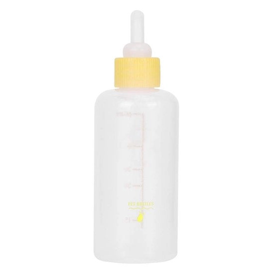 Flessa per Lattazione per Animali da Compagnia 60 ml - 6 pezzi - Flessa per Puppi/Cuccioli - Alimentazione per Animali da Compagnia - Gel di Silice - Inclusa Spazzola per Pulizia - Flessa