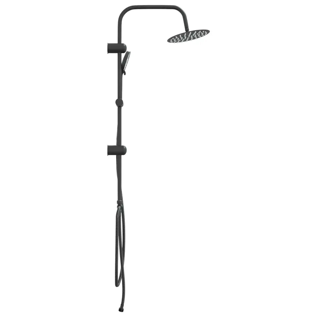 Sistema Doccia Nero 47 x 20 x 95 cm Acciaio inossidabile