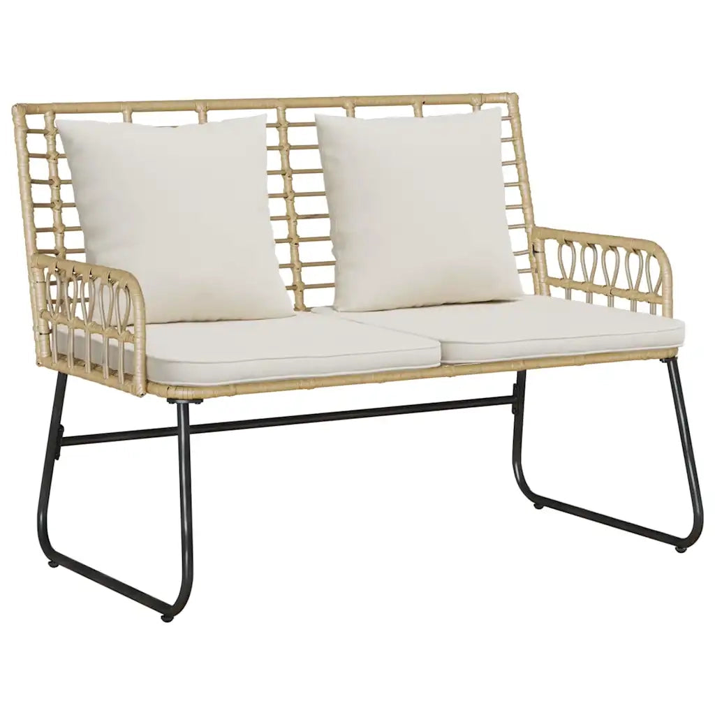vidaXL Set da Pranzo per Giardino 3 pcs Marrone e Crema