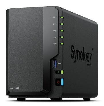Nas synology ds225+ 2hd 3.5/2.51p lan rj45/1gbe/2p usb3.0