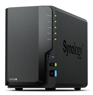 Nas synology ds225+ 2hd 3.5/2.51p lan rj45/1gbe/2p usb3.0