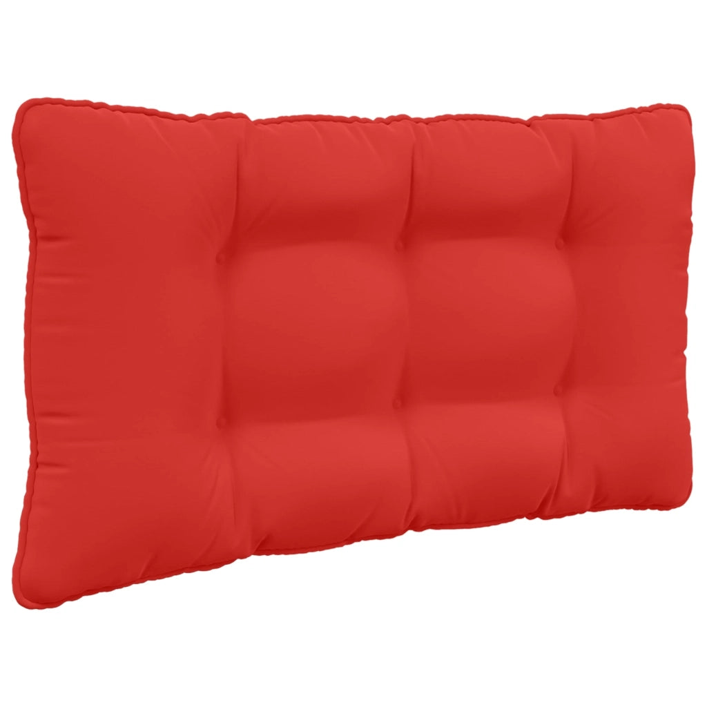 Cuscino per divano da esterno 2 pcs Rosso Poliestere