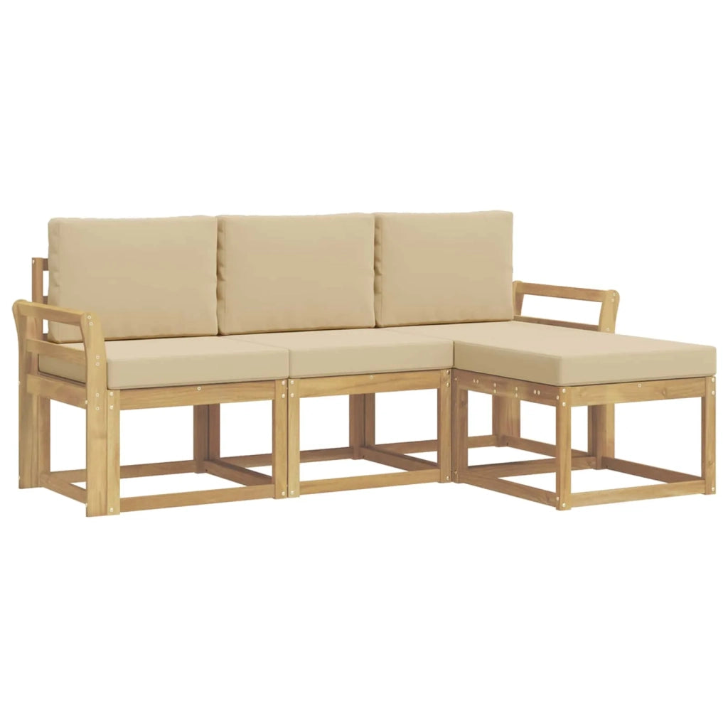 Set di divani da esterno 4 pz 3387457