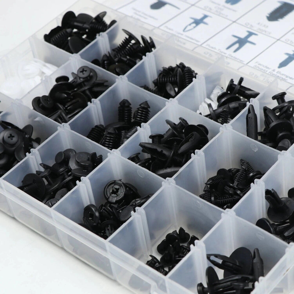 415 PZ PLASTICA TRIM CLIP RIVETTI CLIP KIT Fermi di Spinta Auto paraurti porta