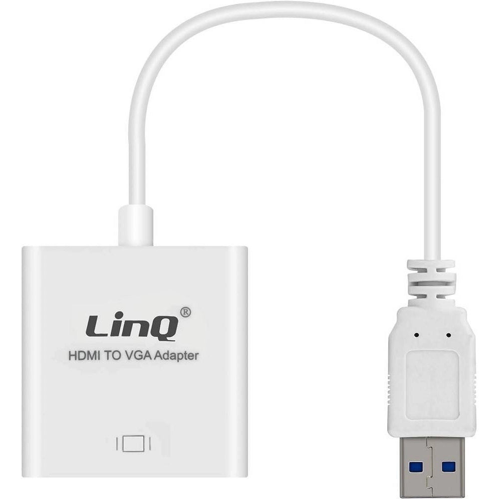 Trade Shop - Convertitore Adattatore Video Da Usb 3.0 Maschio A Vga Femmina 1080p U3-vga263 -