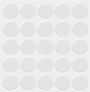Pads di Buffer in Silicone - 25 pezzi - Dampening Acustico - Deterrenti Protettivi - Pads Bumper Ronde - 20x2 mm - Bumpers
