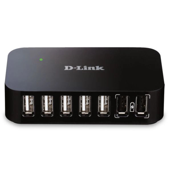 D-link dub-h7 usb 2.0 type-b 480 mbit/s nero