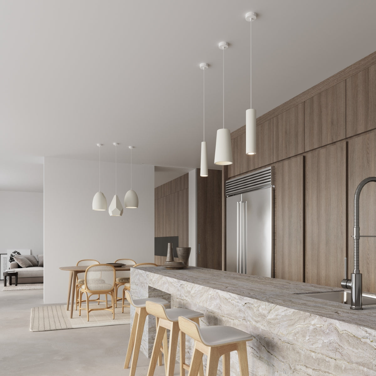 Lampada a sospensione in ceramica GULCAN