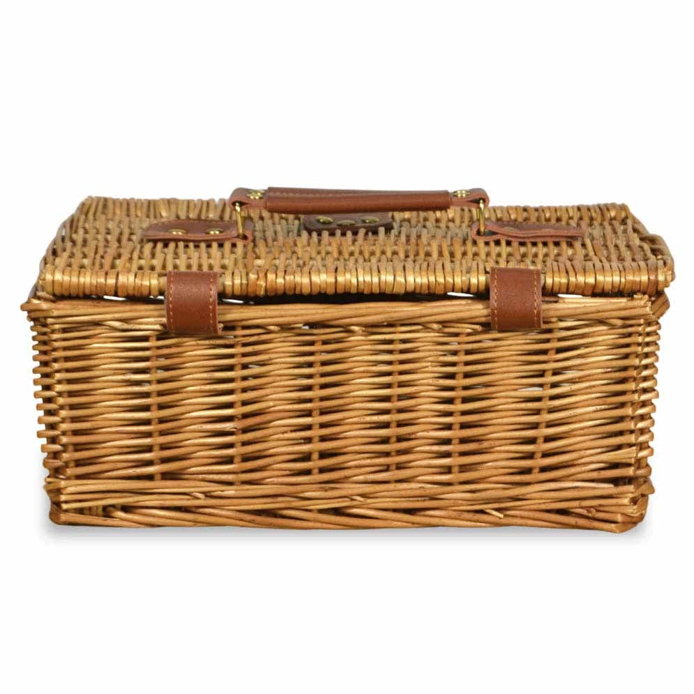 Cesto Bauletto in Vimini naturale con Manico cm 30 x 21 x 13 h