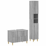 Set di Armadi da Bagno da 2 Pezzi ARNHEM Sonoma grigio 3417528