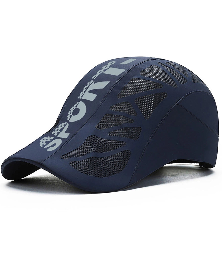 BERRETTO - QUICK DRY LETTERS | Asciugatura Rapida Unisex | Visiera Rinforzata | Ventilato e Ultra Leggero | Regolabile