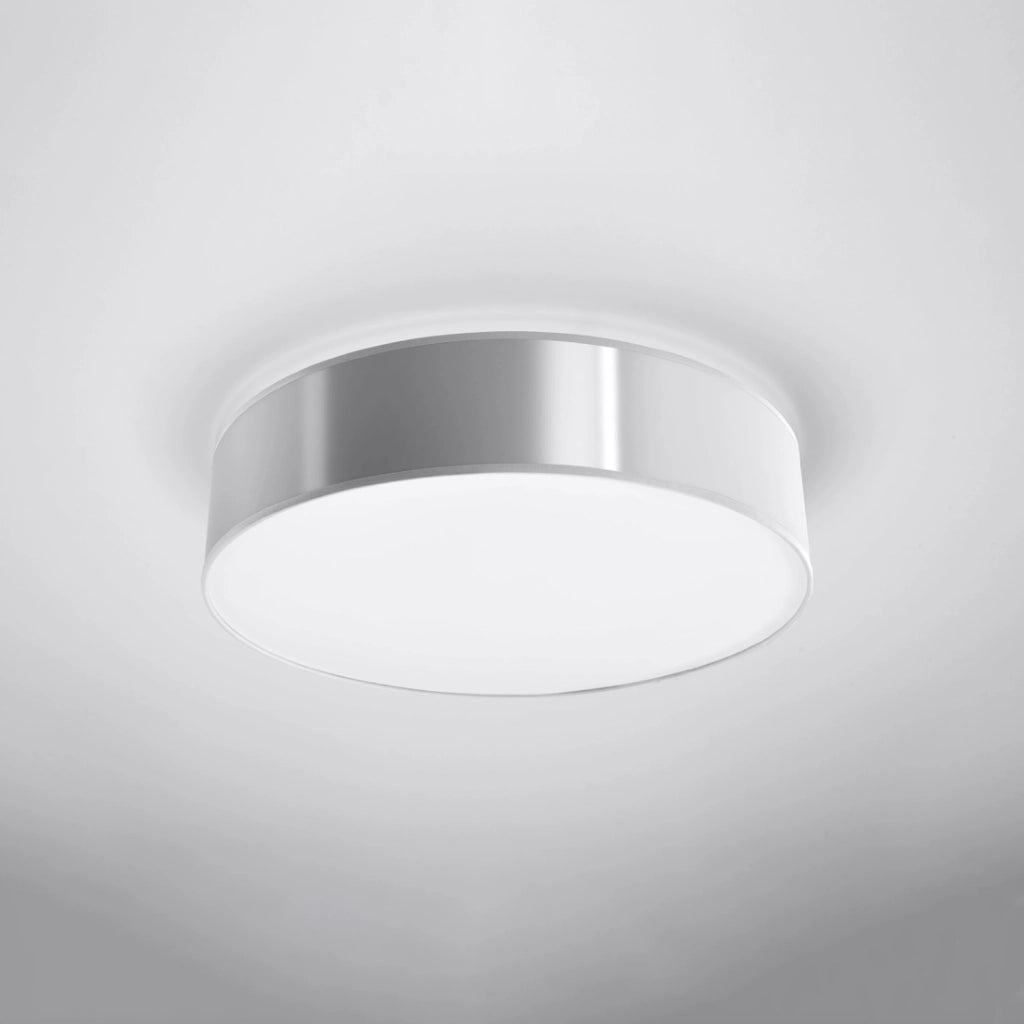 Lampada da soffitto di design arancione spagnolo ARENA Grigio 3x E27 LED 45cm