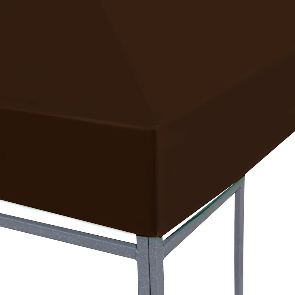 Copertura Superiore per Gazebo 310 g/m2 3x3 m Marrone CFW6737741