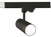 Proiettore a binario trifase GFA 20W 1500lm 3000K LED CREE - Nero Opaco, Struttura in alluminio, Orientabile - Gealuce