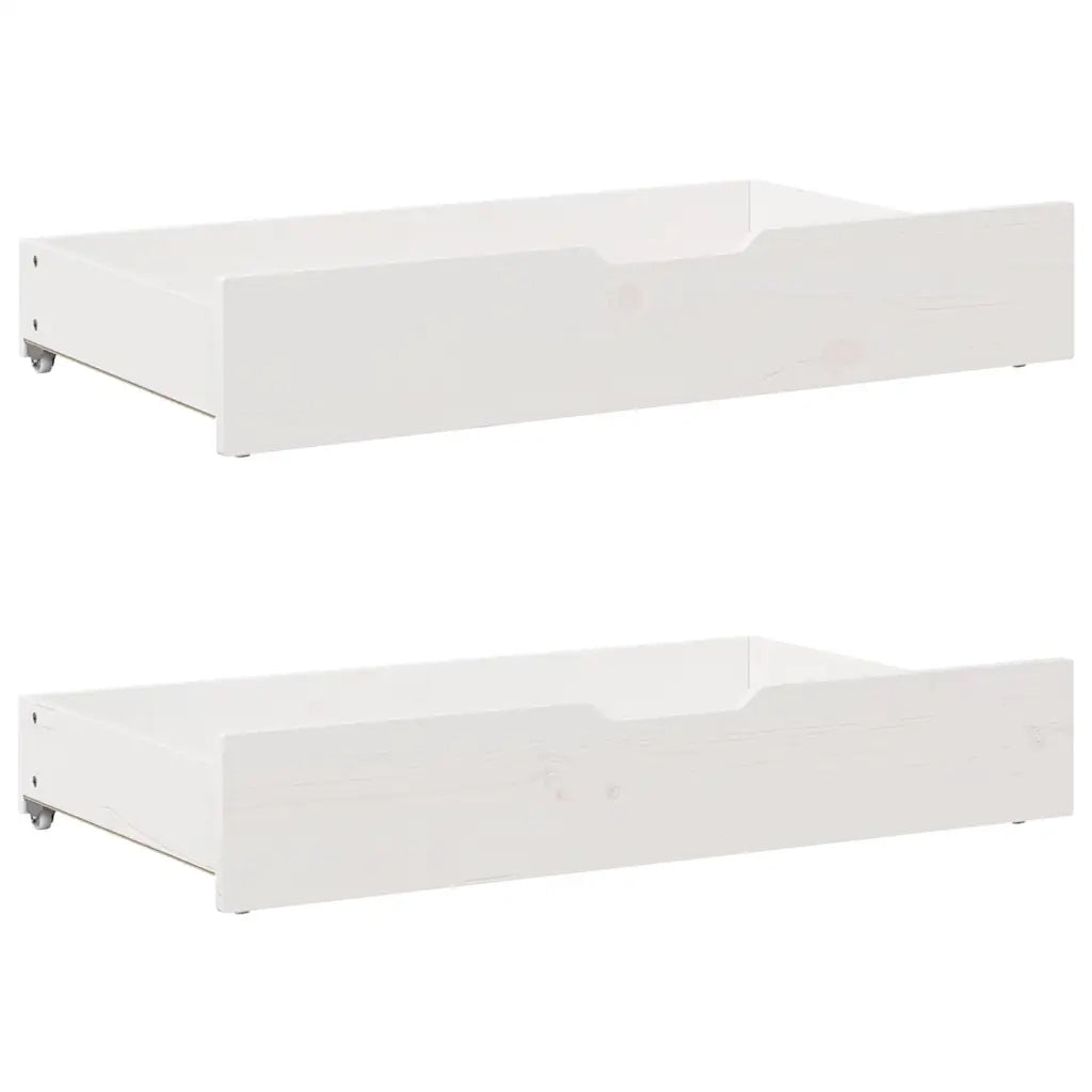Giroletto Bambini con Cassetti 80x200 cm Legno Massello di Pino
