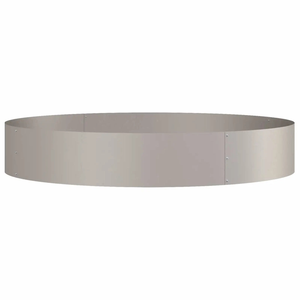 Anello per vaso 5 pz-Set di 5 Supporto per Vaso Marrone 120 x 120 x 20 cm Acciaio CorTen