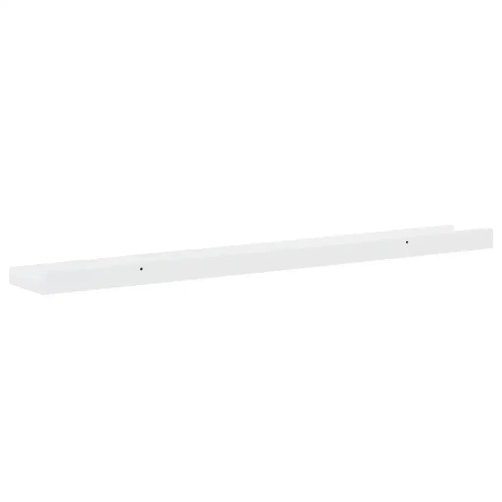 Mensole da Parete 2 pz Bianco Lucido 80x9x3 cm cod mxl 33527