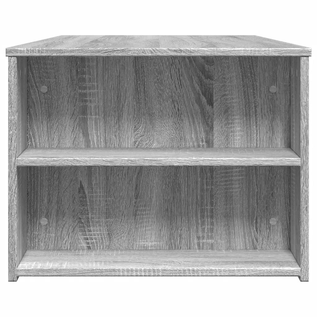 Tavolino da Salotto Grigio Sonoma 102x55x42cm Legno Multistrato 831859