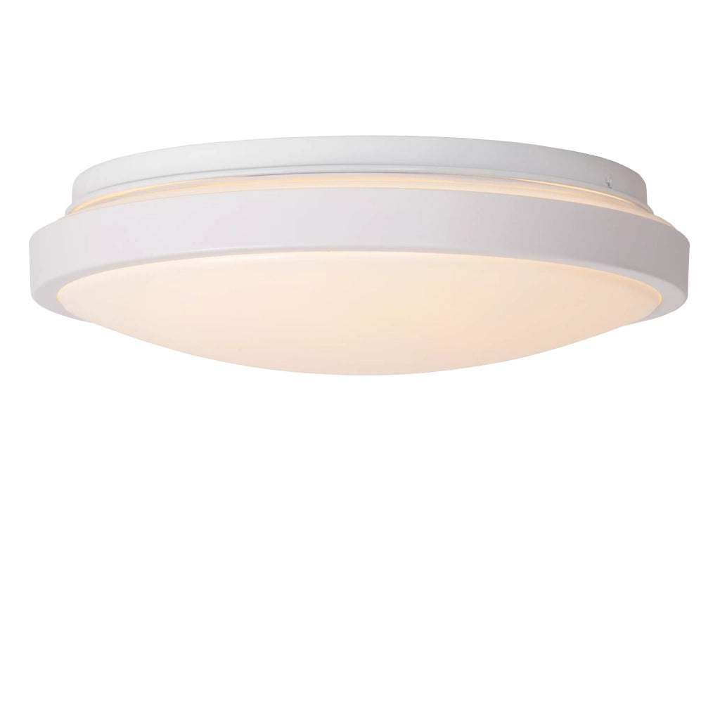 Plafoniera bagno LED 12W tonda 29,3cm bianca Lucide