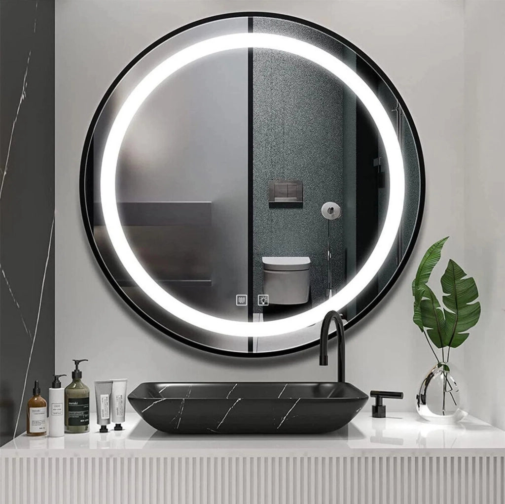 Specchio Led 70cm Mmj Black