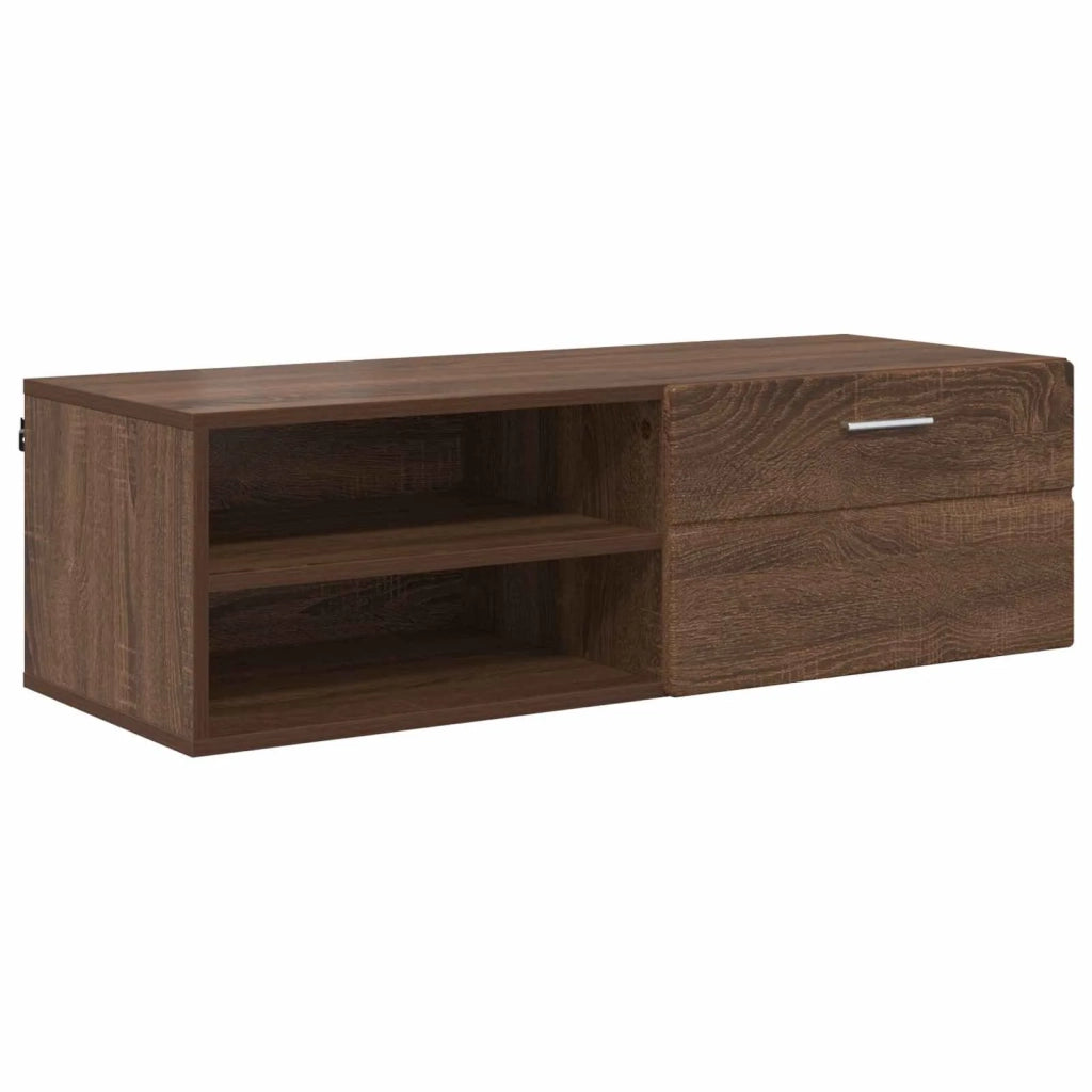 Armadio in Legno con cassetto Rovere Marrone 100,5 x 39 x 30 cm 880248