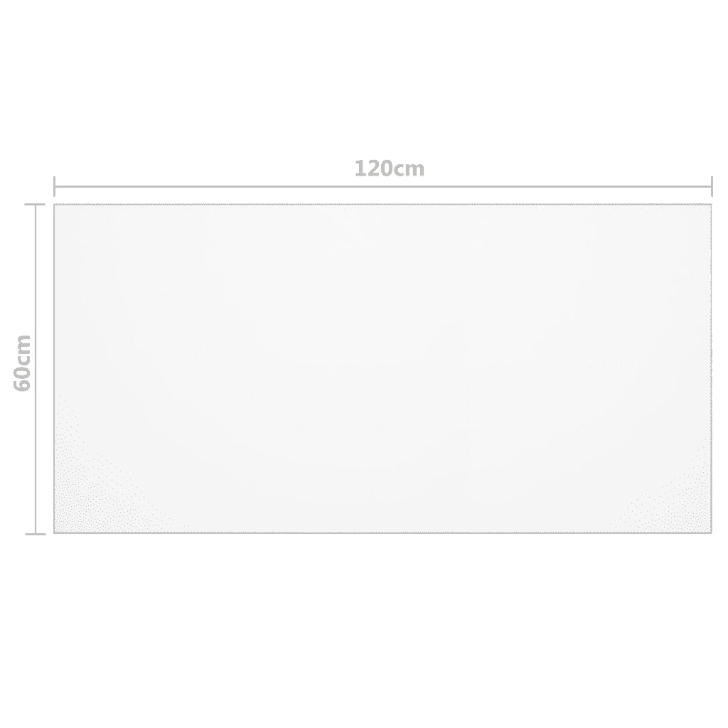 Protezione Tavolo Trasparente 120x60 cm 1,6 mm PVC 288261