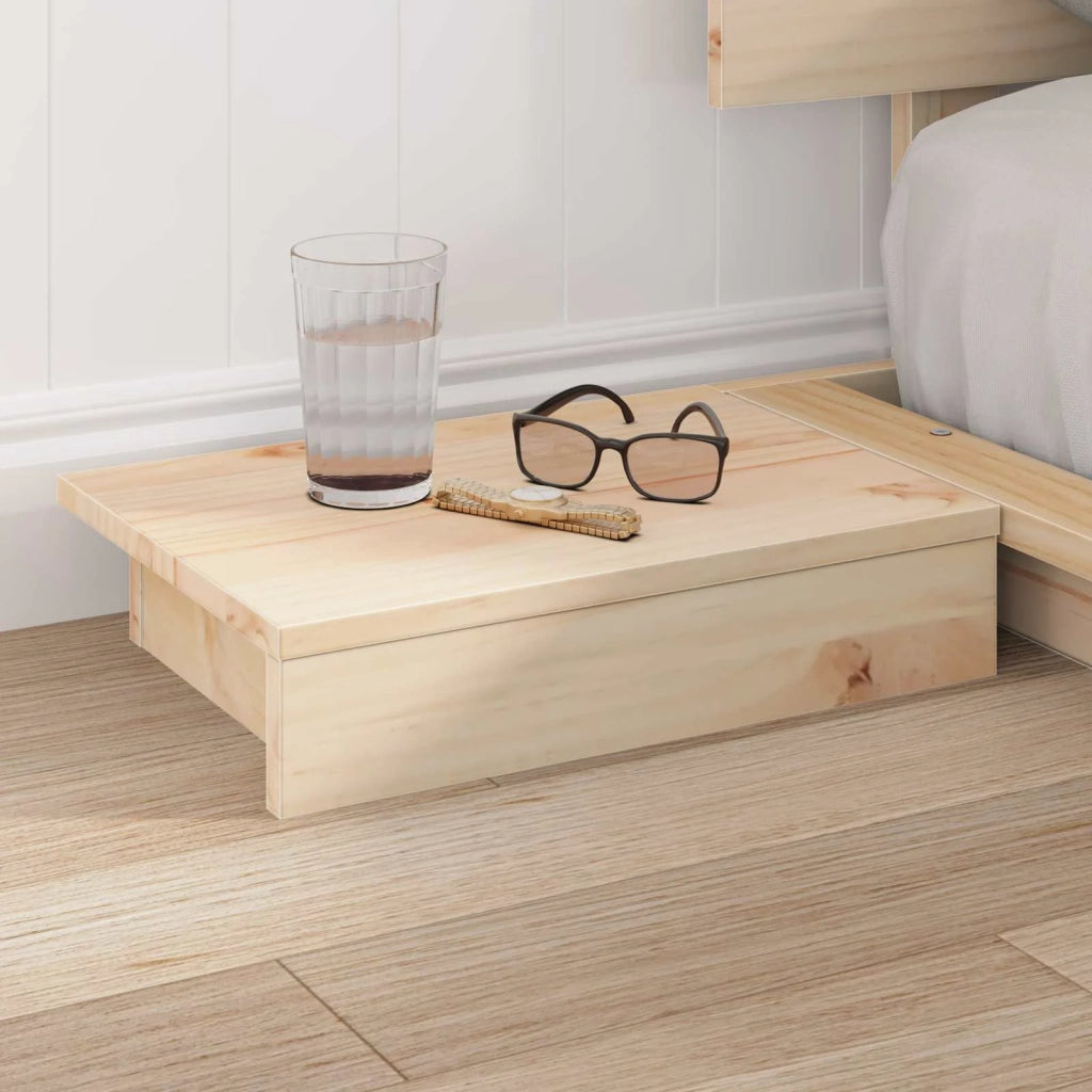 Struttura del letto Marrone 120 x 200 cm legno