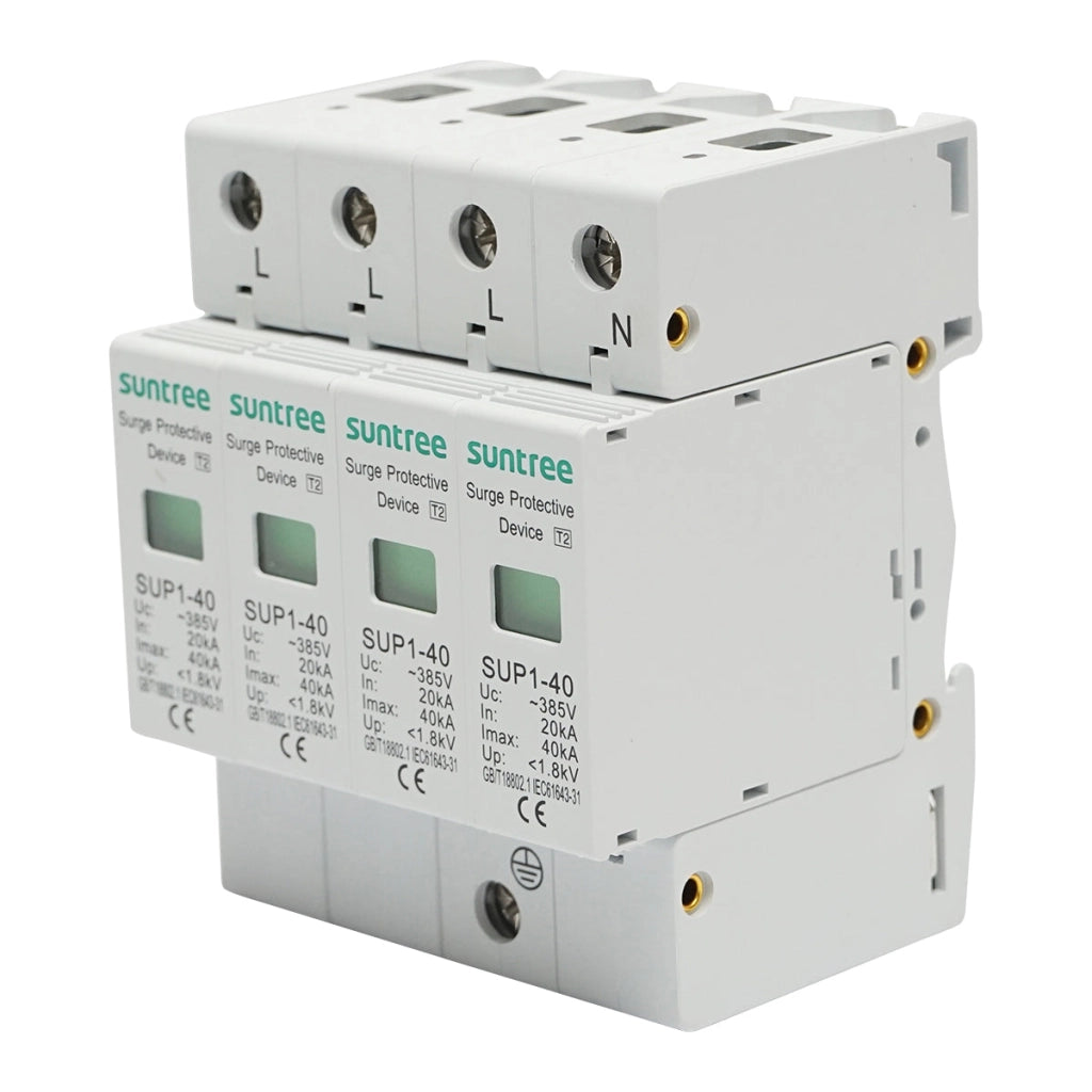 Scaricatore di sovratensione con segnalazione 4P ACSPD 380VDC, 2040KA Suntree