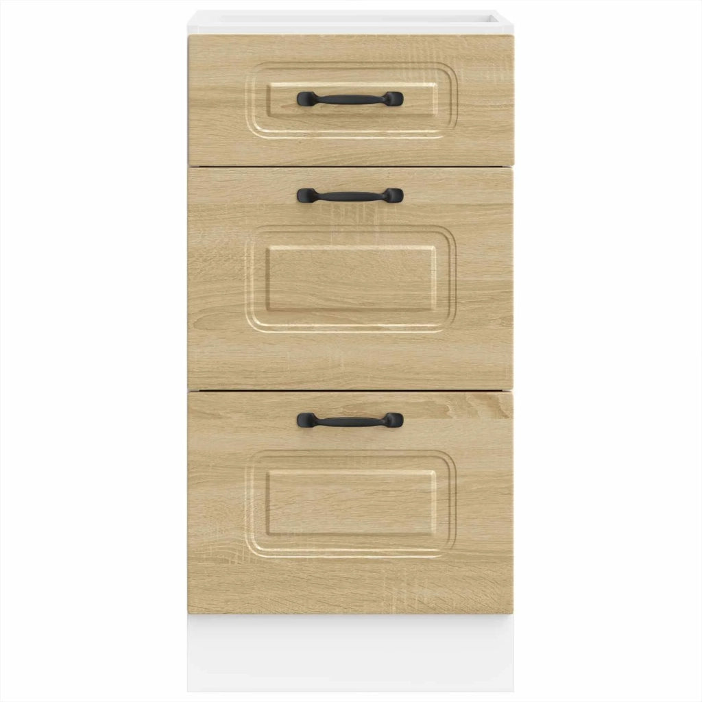 Armoire de cuisine Kalmar chêne sonoma bois d'ingénierie