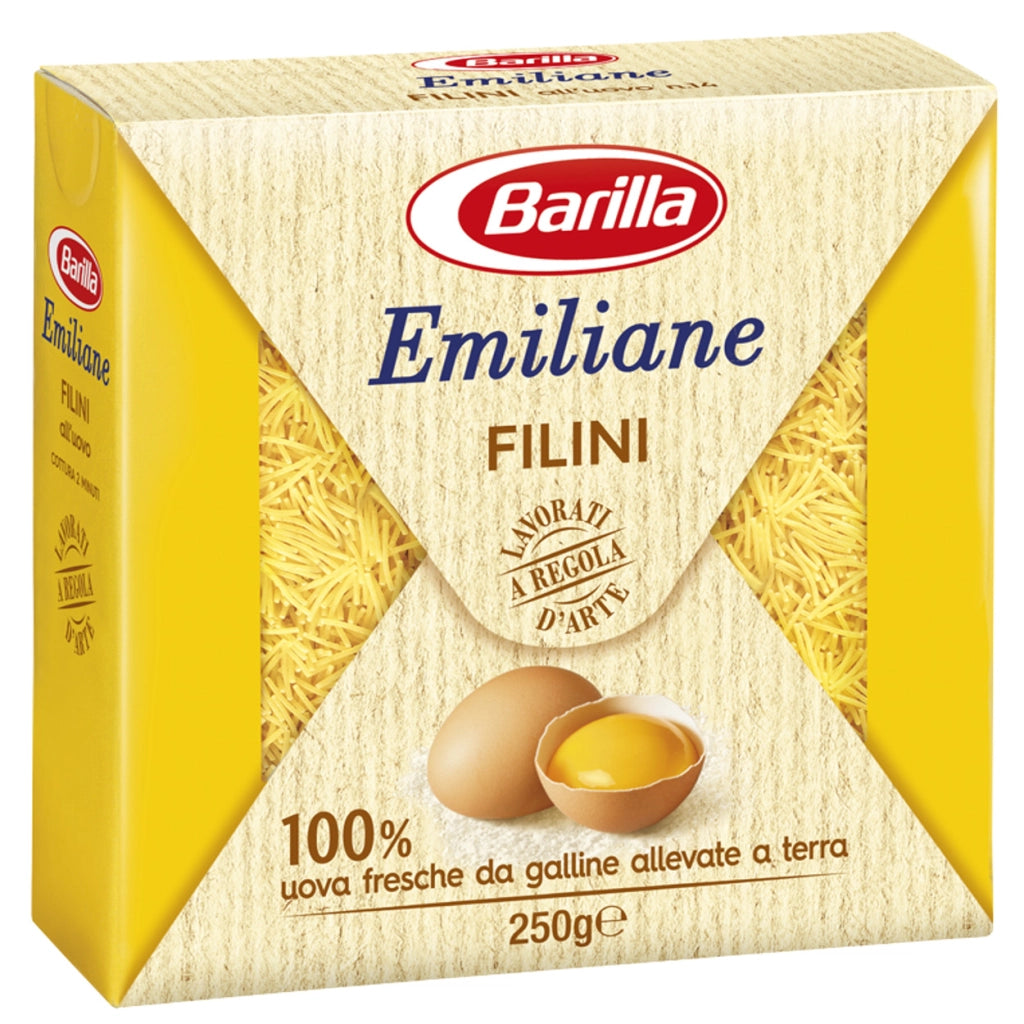 Barilla emiliane filini all'uovo 250 grammi