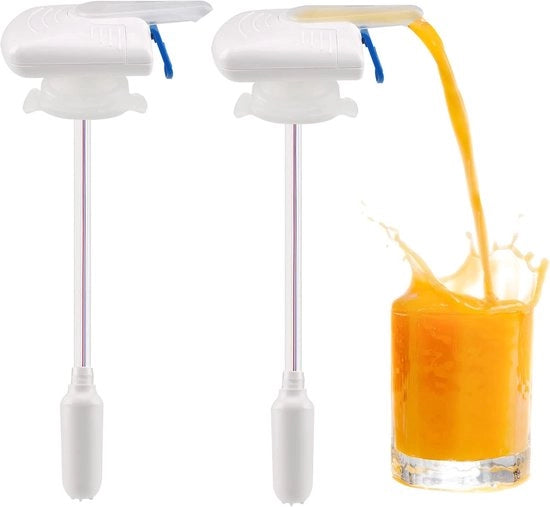 Dispensatore automatico per due contenitori - Dispensatore per latte in galloni - Prevenzione del versamento di latte, succo o birra - Adatto per cucine esterne e interne