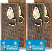 Tavolo da Gatto da 37,5 x 12cm - Carta da Raschiare Rovesciabile per Gatti da Interno - Tappetino da Gatto Piccolo e Grande - Tavolo da Raschiare in Carta
