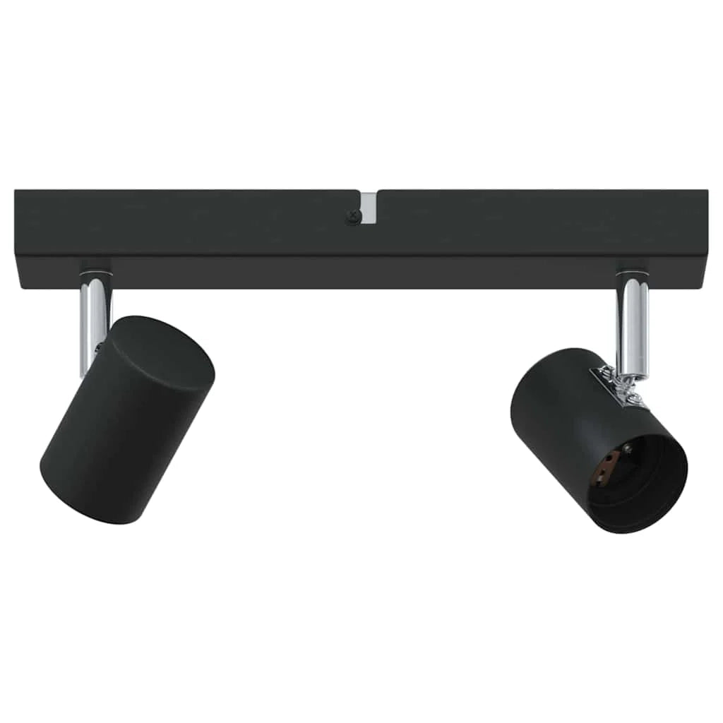 Moderno faretto da soffitto orientabile per interni illuminazione mirata 26 x 6,5 x 11,5 cm metallo nero 02_0058288