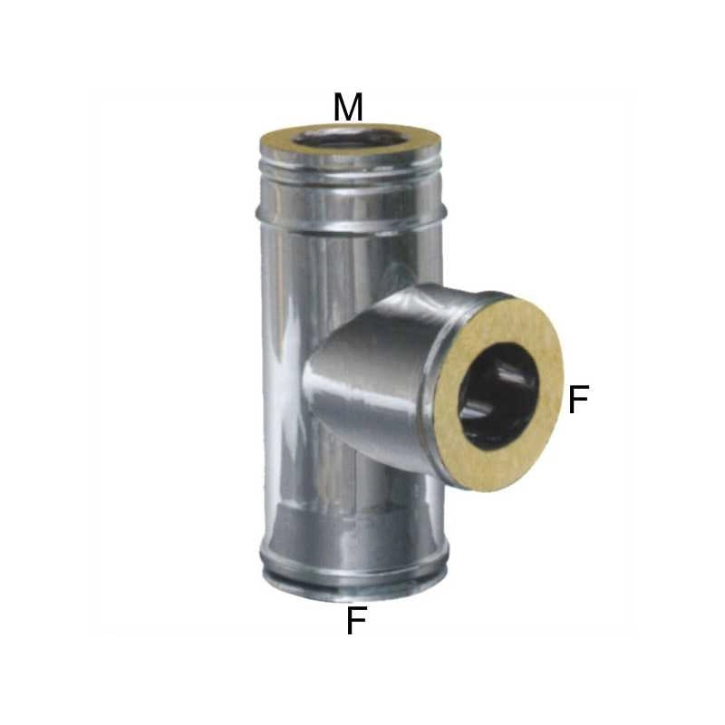 Gomito T Inox 8/13 Dp Maral