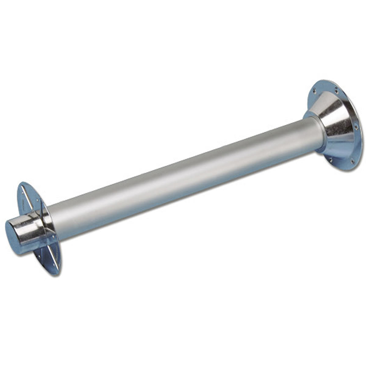 Tubo con base in alluminio per tavolo gommone e barca cm 70