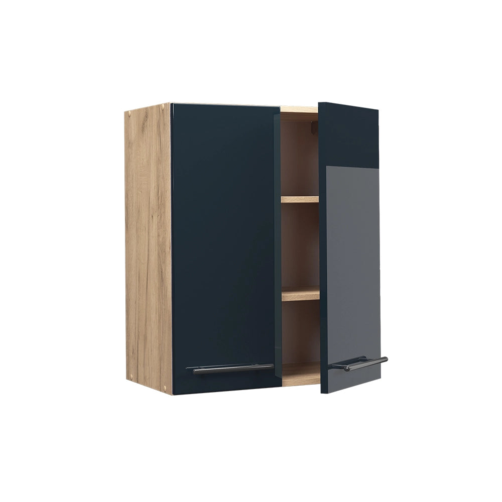 Vicco Mobili da cucina  Blu scuro lucido 60 cm