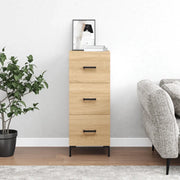 Credenza-Buffet-Armadio da cucina Rovere Sonoma 34,5x34x90 cm in Legno Multistrato 841748